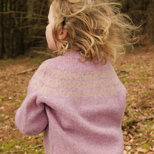 Garden Baby & Kids Sweater - Lambswool - Clematis