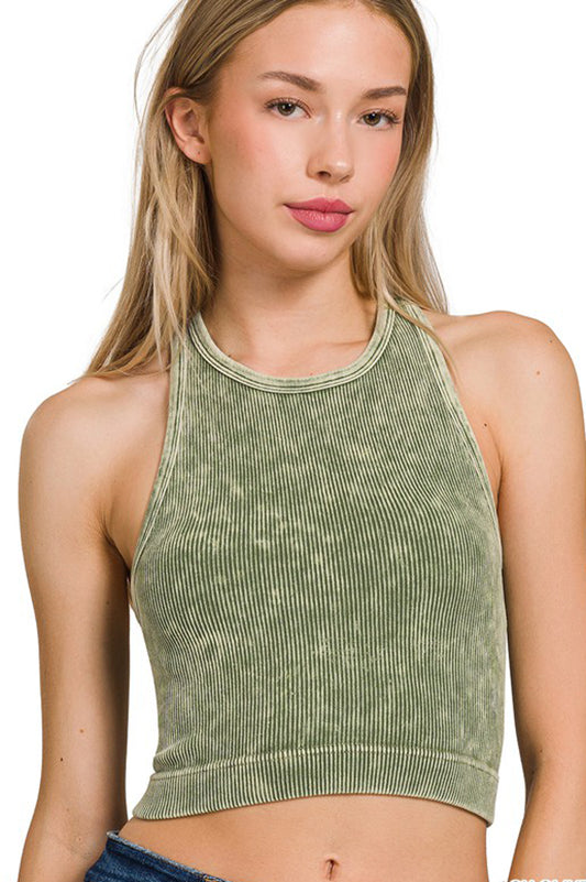 Get The Look Racerback Tanks-Olive-SMALL/MEDIUM-Cute-Trendy-Shop-Womens-Boutique-Clothing-Store