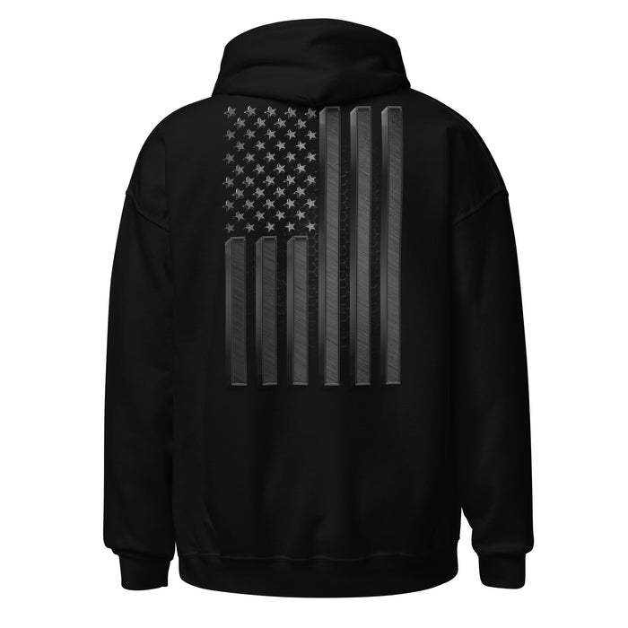 God Bless America Black Carbon Hoodie