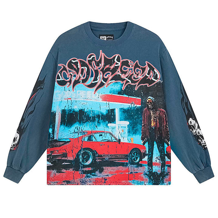 GODSPEED Sunset Drift Layered Long Sleeve T-Shirt