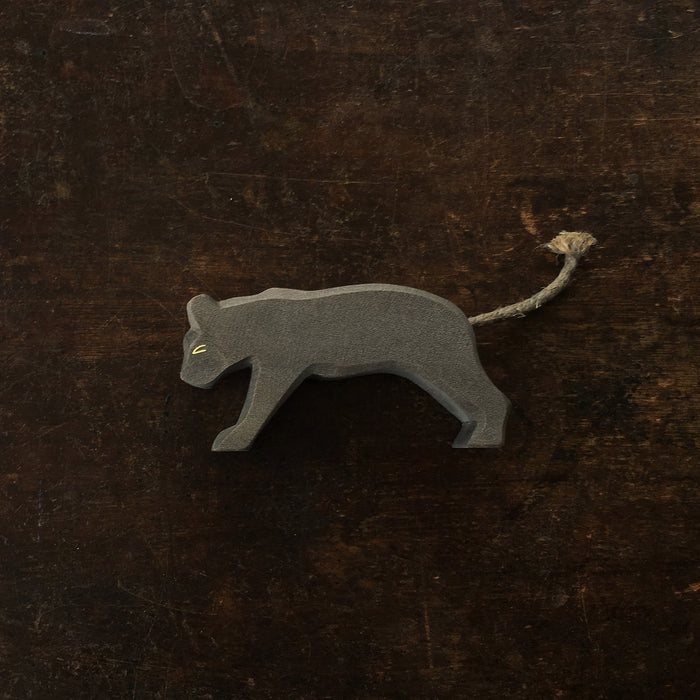 Handcrafted Wooden Panther