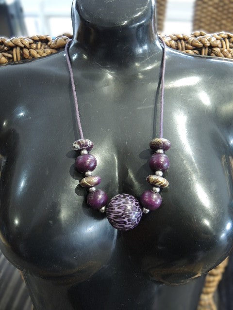 Handmade Purple Necklace