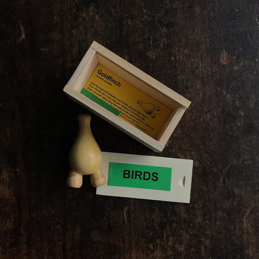 Handmade Wooden Goldfinch Bird Call