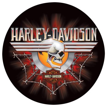 Harley-Davidson® H-D Gearhead Skull Tin Sign 2010471