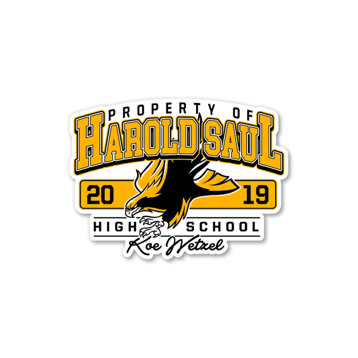 Harold Saul High Sticker