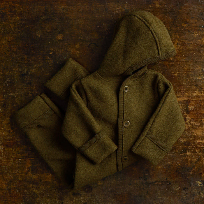 Harvest Baby & Kids Overall - Boiled Merino Wool - Seaweed