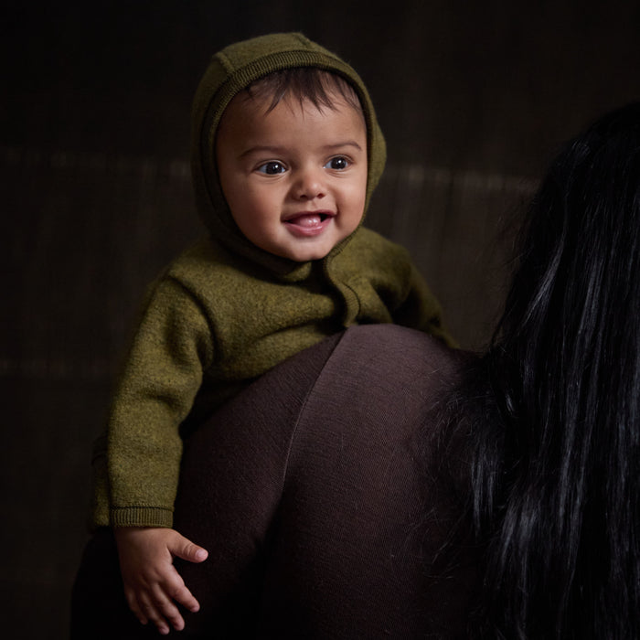 Harvest Baby & Kids Overall - Boiled Merino Wool - Seaweed