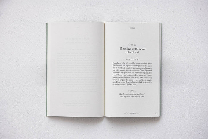 Held: A 50-Day Devotional for Parents
