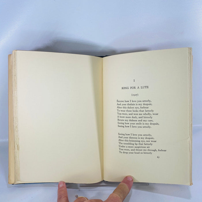 Huntsman, What Quarry poems by Edna St. Vincent Millay 1939 Harper & Brothers Publishers Vintage Book