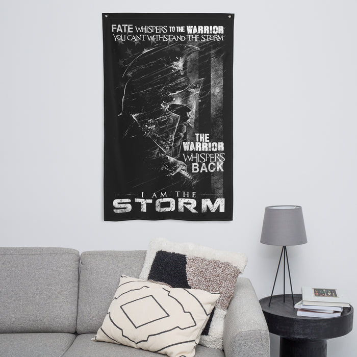 I Am The Storm Wall Flag