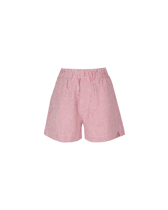 IDA SHORT CHERRY STRIPE