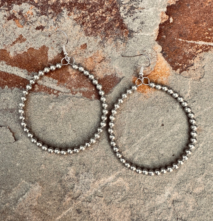 Silver Plated Hoop Earrings