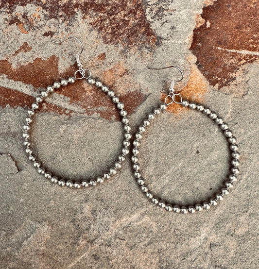Silver Plated Hoop Earrings