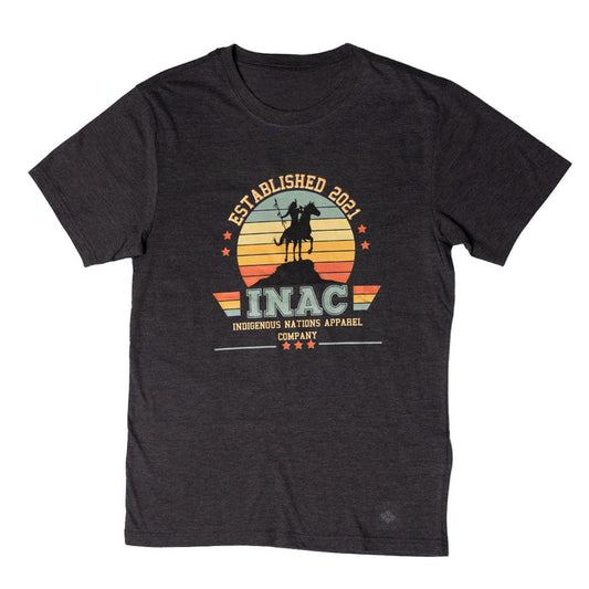 INAC Established 2021 Men's Tee featuring a stylish logo and design on a comfortable black t-shirt.