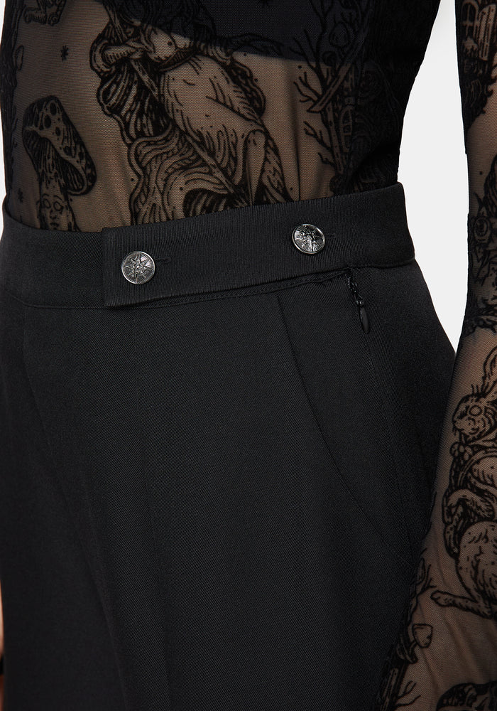 Iris Celestial Side Button Tailored Trousers