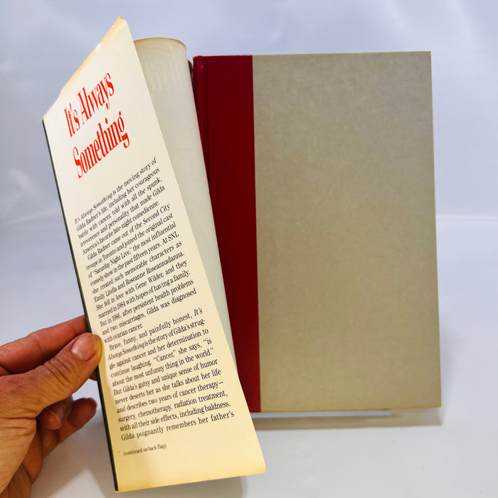 It's Always Something by Gilda Radner 1989 First Edition Simon and Schuster