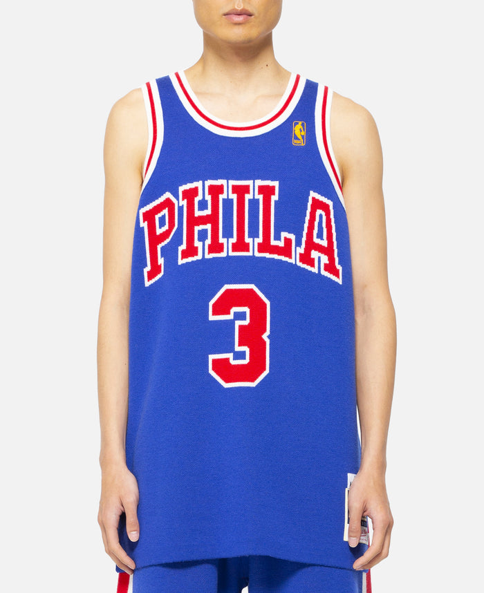 Iverson 76ers 96-97 Knit Jacquard Jersey