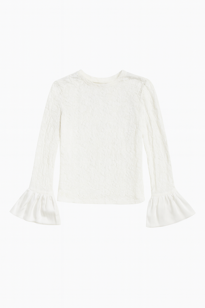 BTG_FLATLAY_CANDIDATE | ivory-textured-ruffle-cuff-top