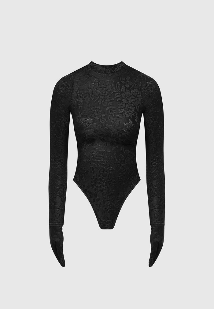 ivy-jacquard-bodysuit-with-gloves-black