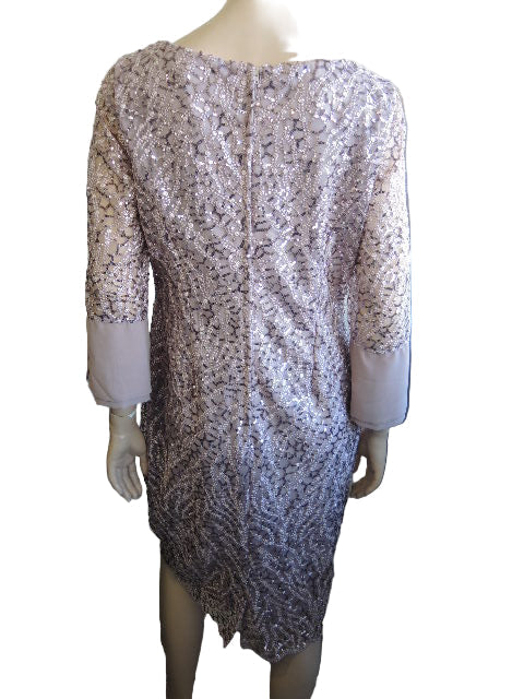 Jesse Harper Pink Lace Sparkle Dress