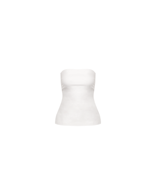 JULES BODICE  WHITE