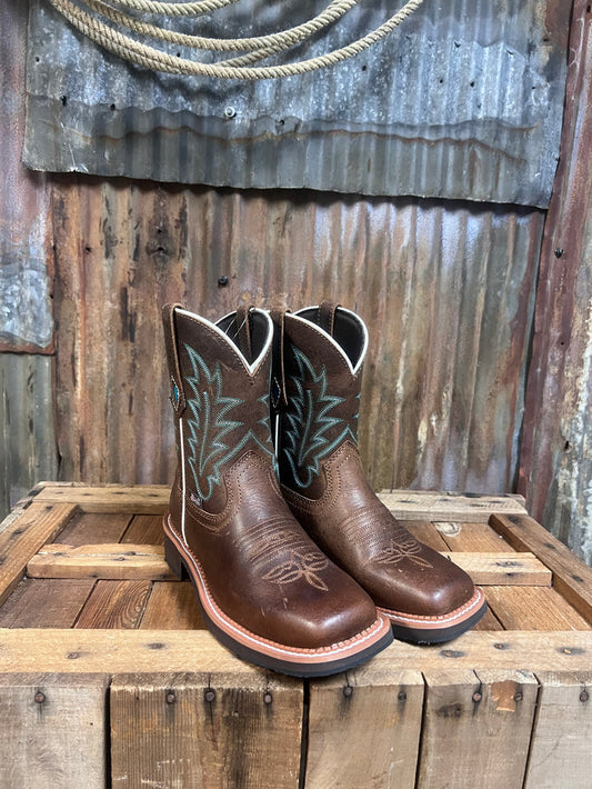 Justin 8" Ema Square Toe Western Boot
