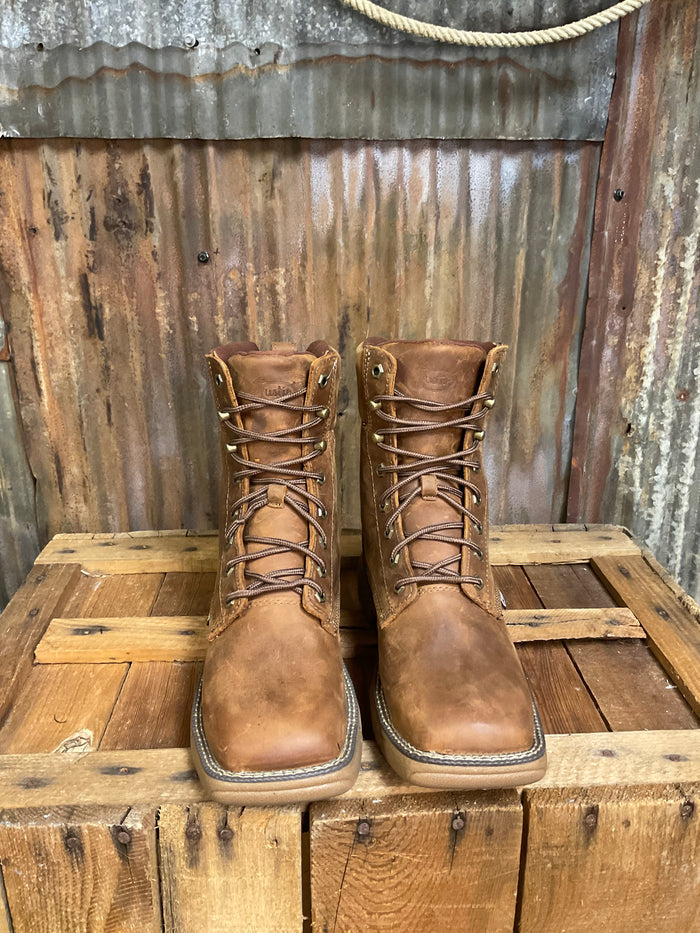 Justin 8" Rush Waterproof Lace Up Work Boot