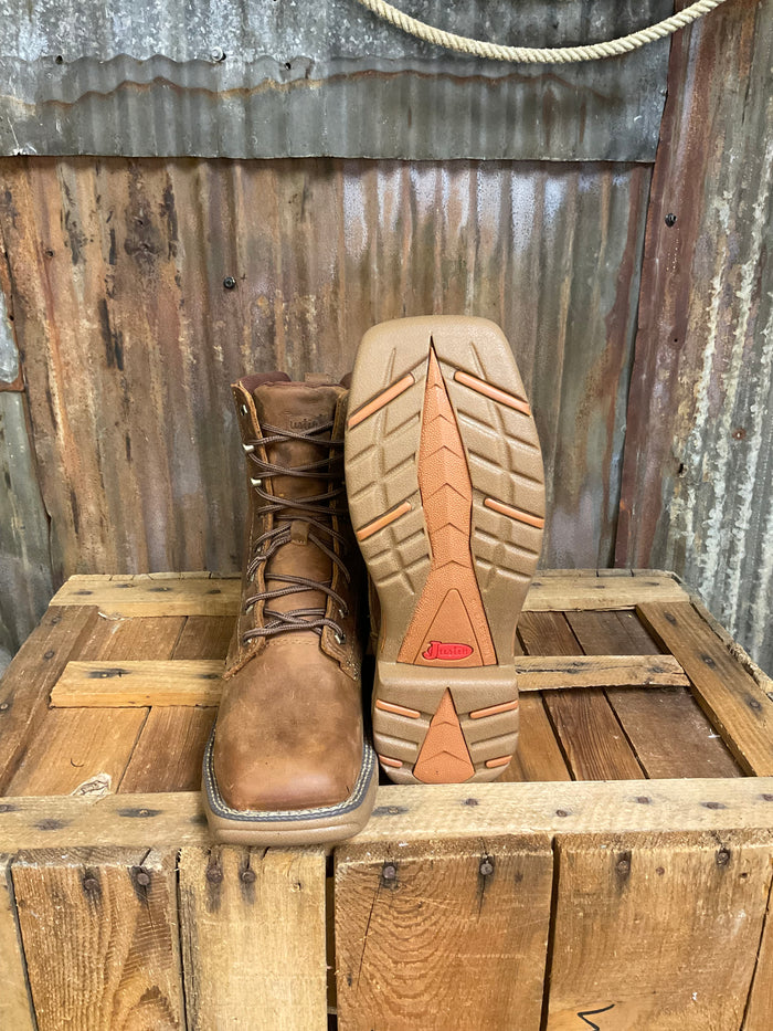 Justin 8" Rush Waterproof Lace Up Work Boot