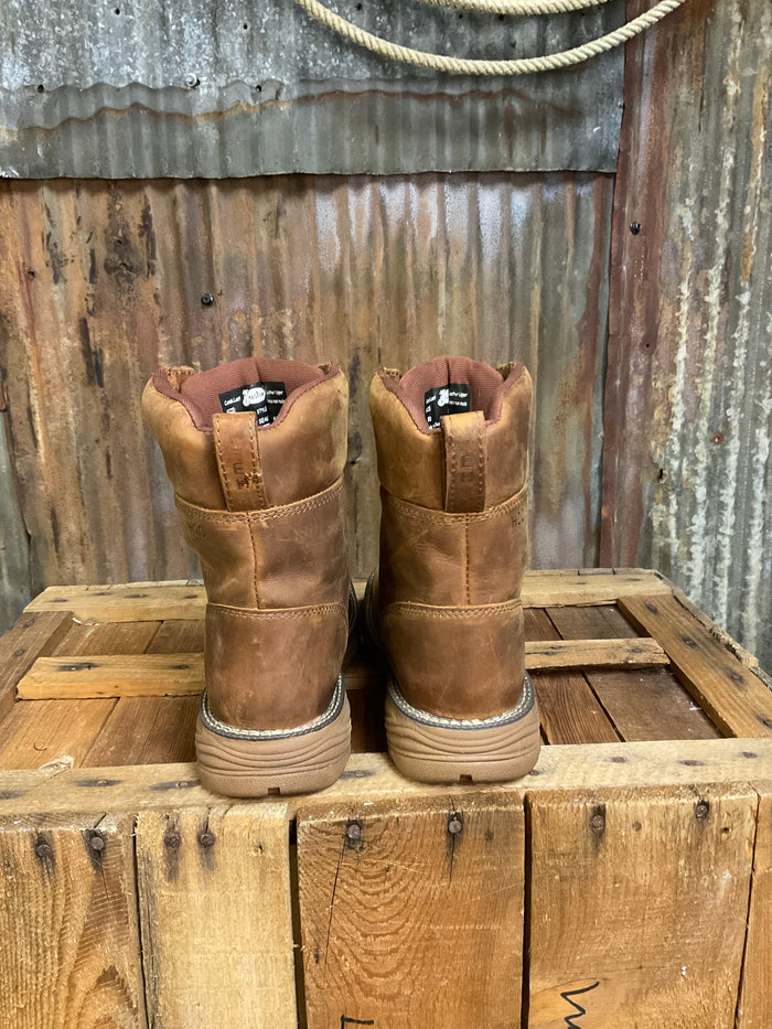 Justin 8" Rush Waterproof Lace Up Work Boot