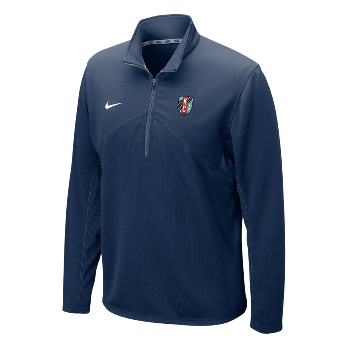 KC Current Unisex Nike DriFit Logo Quarter-Zip