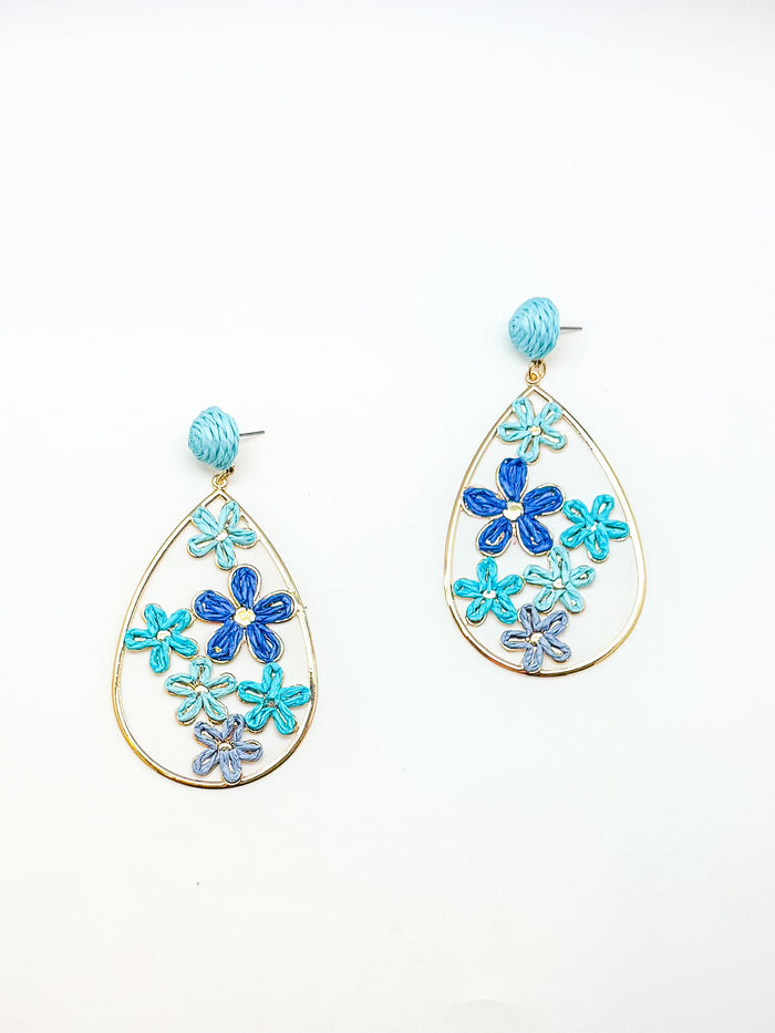 Keturah Earrings in Blue
