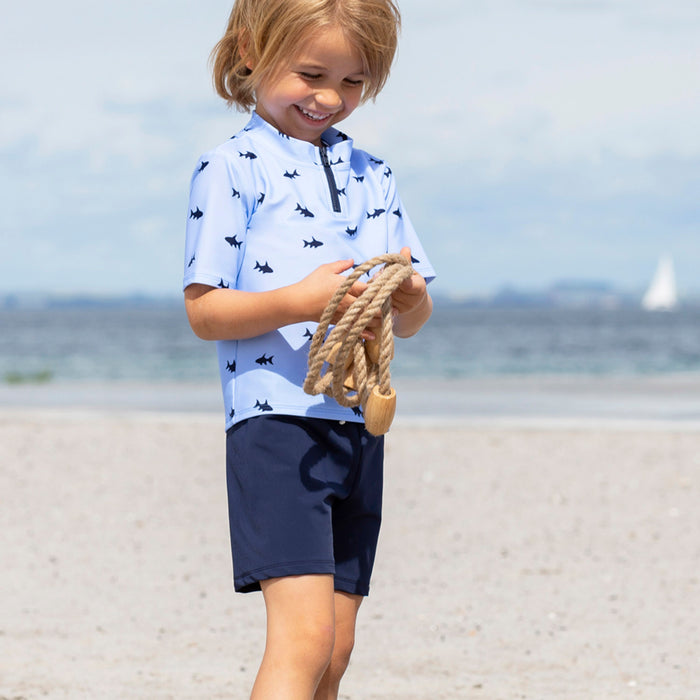 Kids Alex UV Swim Shorts - Navy