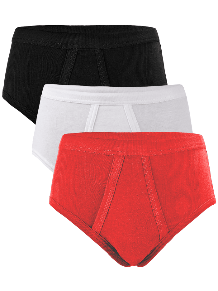 Kids Assorted Cotton Briefs (pack of 3) - Hinz Clothing