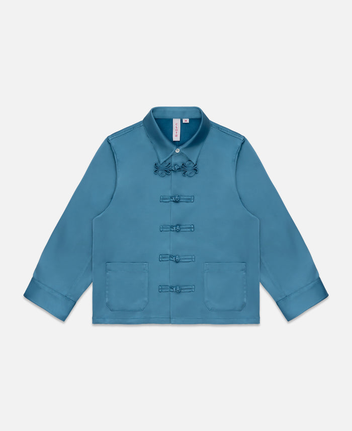 Kids Chinese Shirt (Blue)