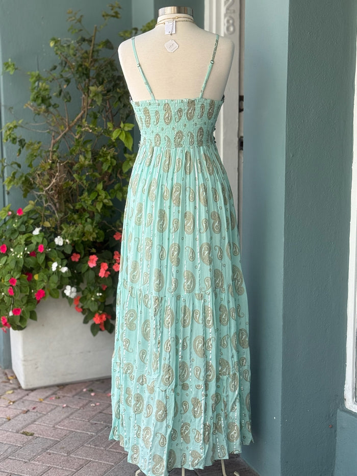 Dress Back Aqua