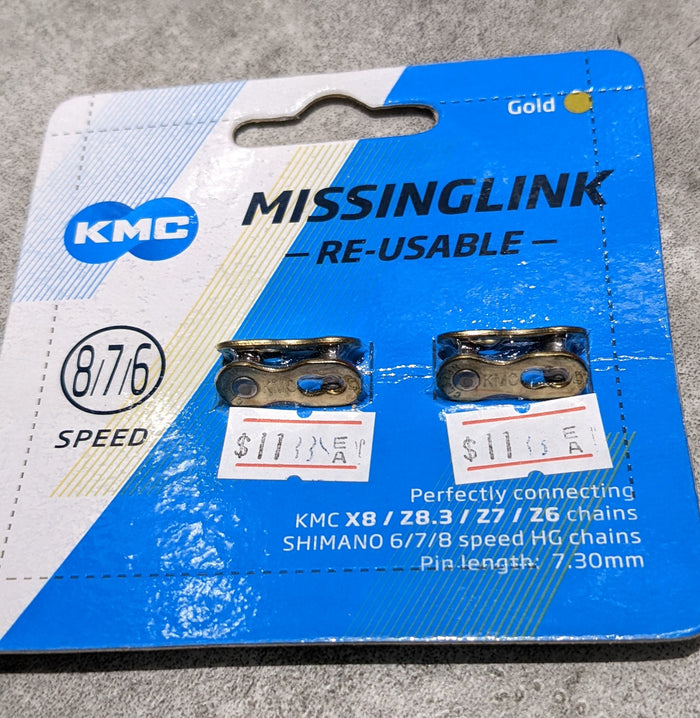 KMC 6-7-8 Speed Missing Link Chain Connector