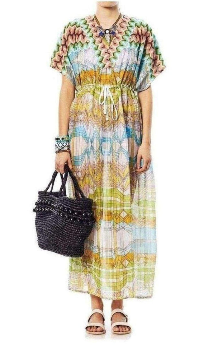 Missoni Knitwear Stampa Geometric Print Kaftan - Runway Catalog