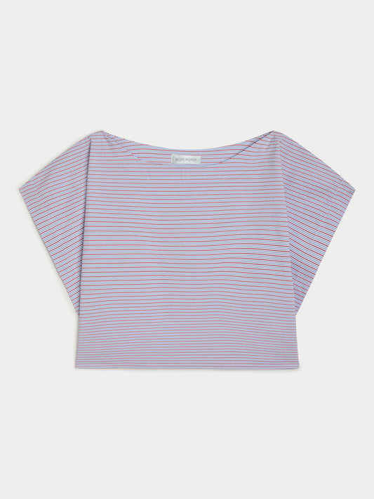 Chambray Poppy Stripe