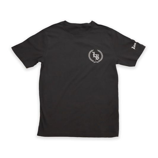 Black Land Back Tee featuring symbolic design from Indigenous Nations Apparel Company.