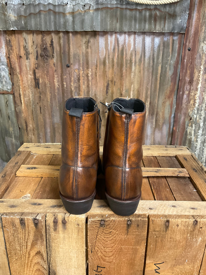 Laredo Tan Zipper Western Boot
