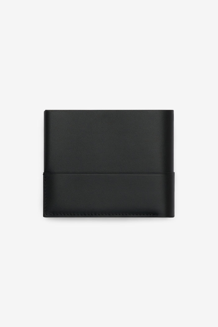 LEATHER WALLET - BLACK