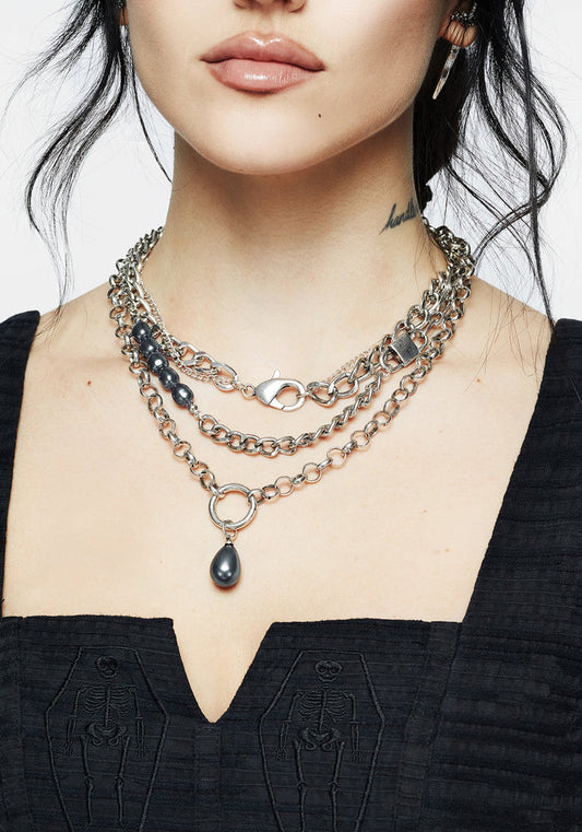 Leila Pearl Layered Necklace