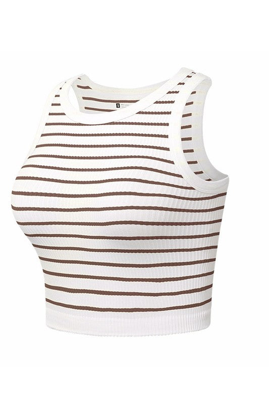 Let's Play Cornhole Stripe Crop Tank-Cute-Trendy-Shop-Womens-Boutique-Clothing-Store
