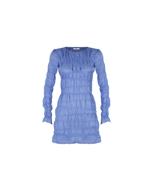 LILLIE MINIDRESS BLUE IRIS
