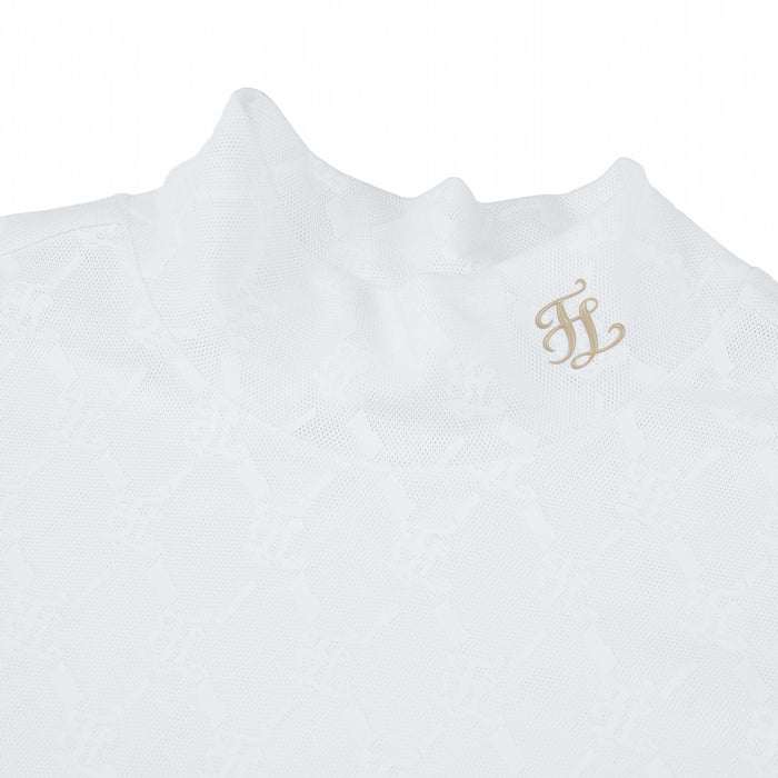 Logo Jacquard See-through T-shirt (White)