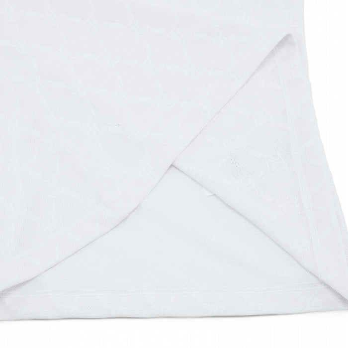 Logo Jacquard See-through T-shirt (White)