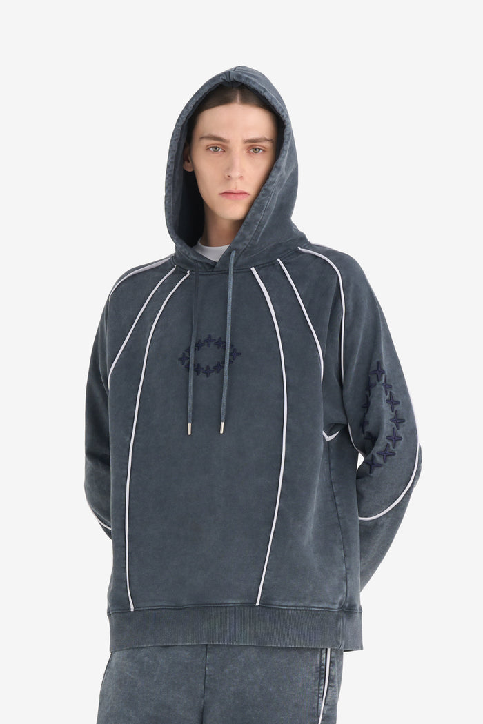 LOOSE HOODIE SKY XXS / NAVY
