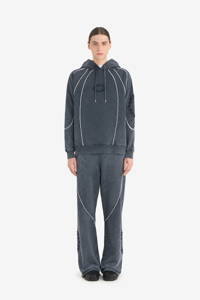 LOOSE HOODIE SKY XXS / NAVY