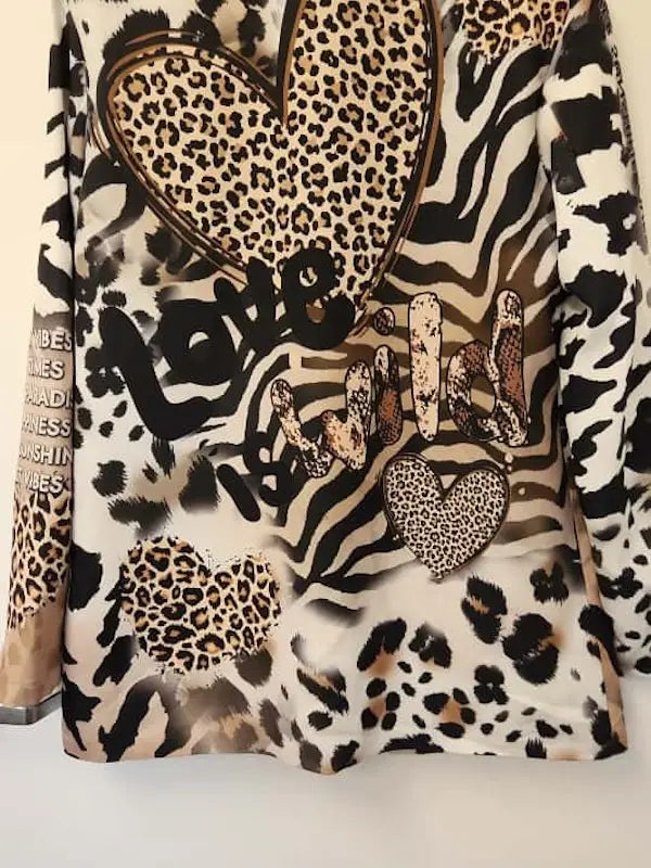 Love Is Wild Animal Print Blazer - Born To Glam