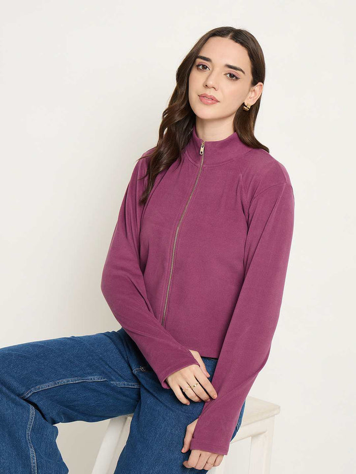 Madame Plum High Neck Top